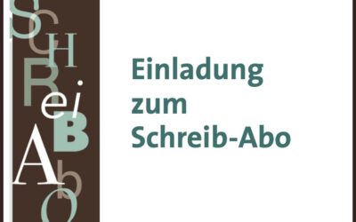Das Schreib-Abo ist da!